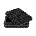 Oberon Box- Black Resin Decor 