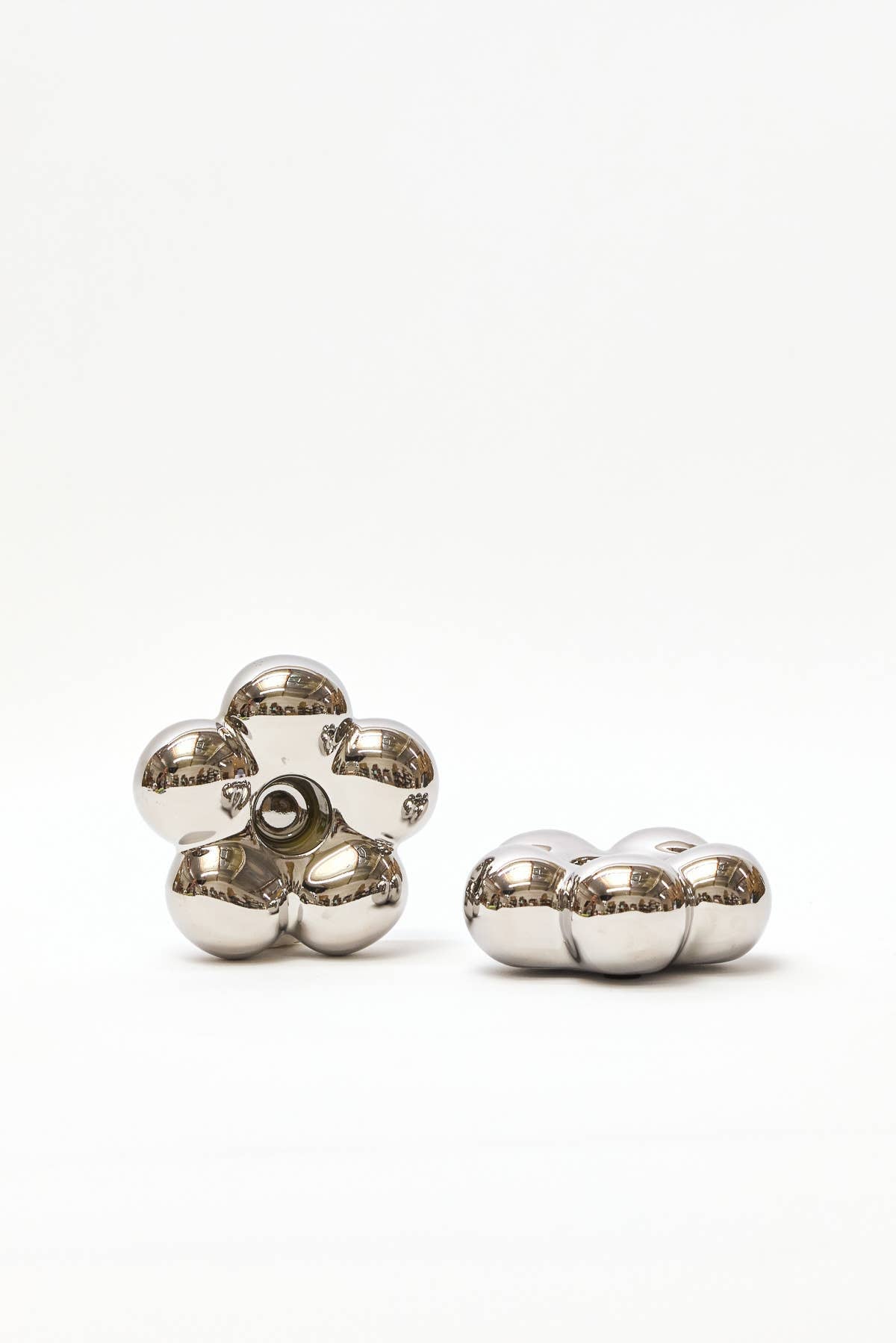 Silver Flower Set
