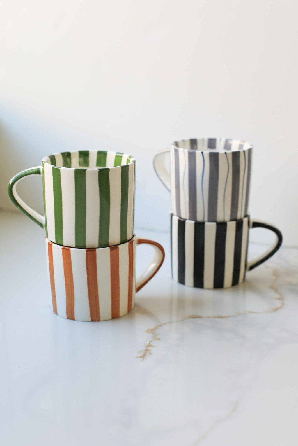 Simple Striped Mugs