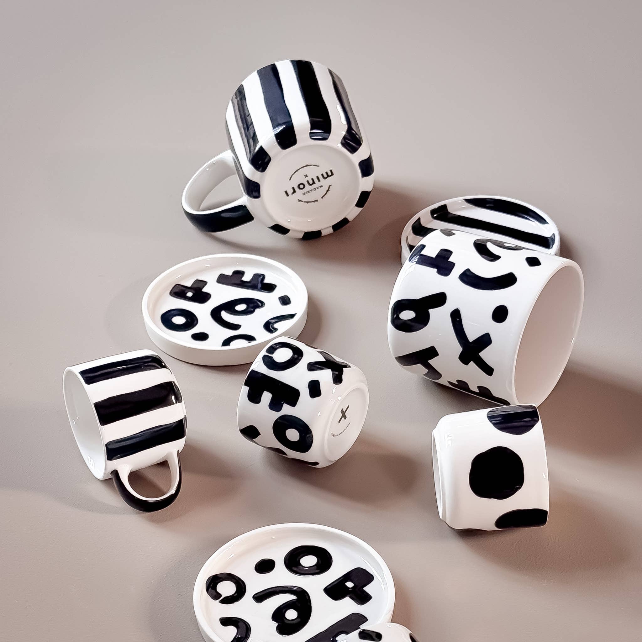 Becher Stripes - Volcano Black