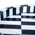 Lunara Small Tray- Navy Blue and White