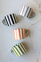  Striped-  Ceramic Stylish Mugs