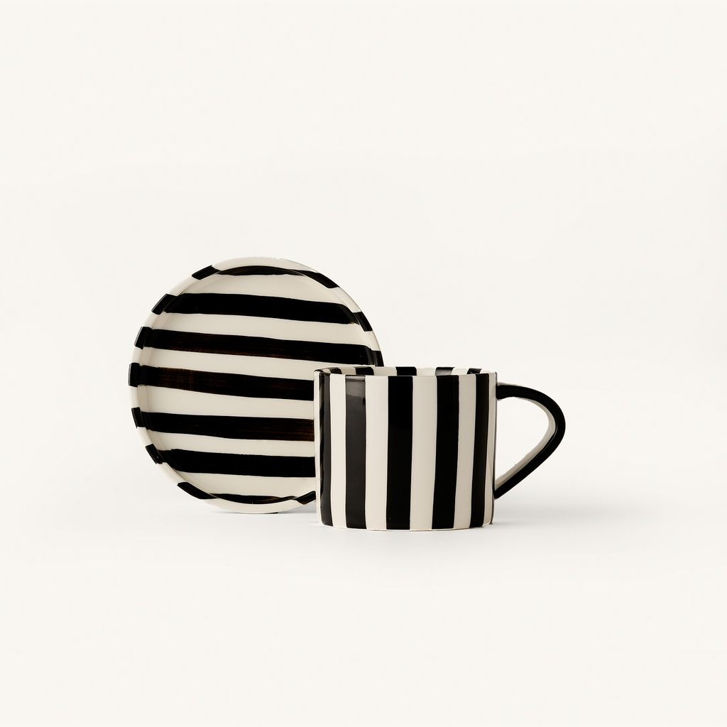 Striped - Cup & Saucer Set