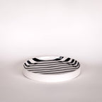 Small Plate Stripes - Volcano Black