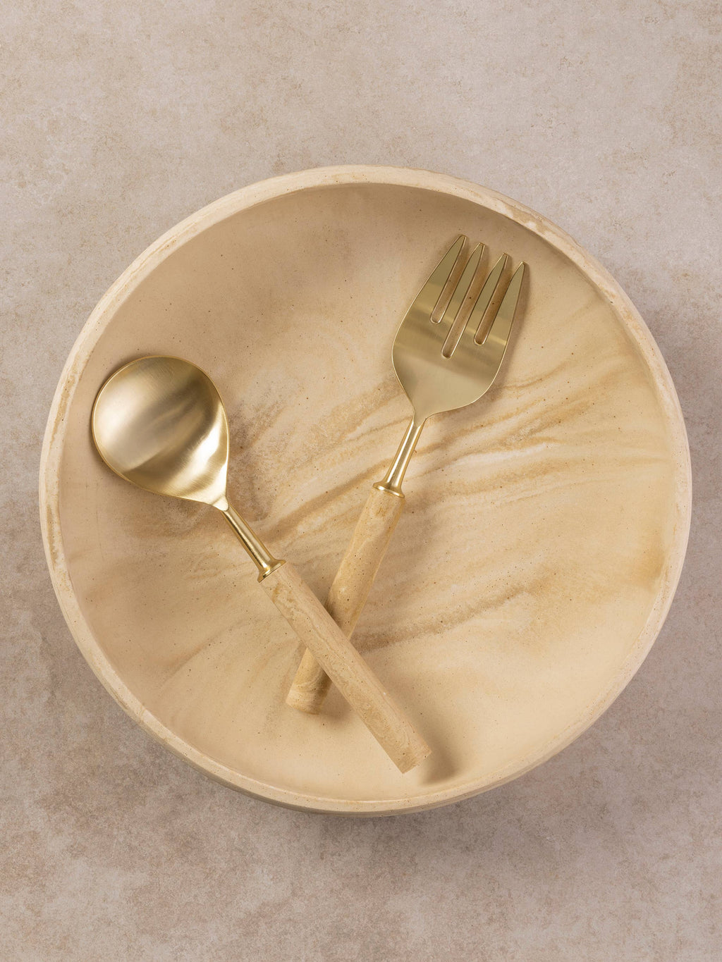 Florence Salad Bowl & Servers