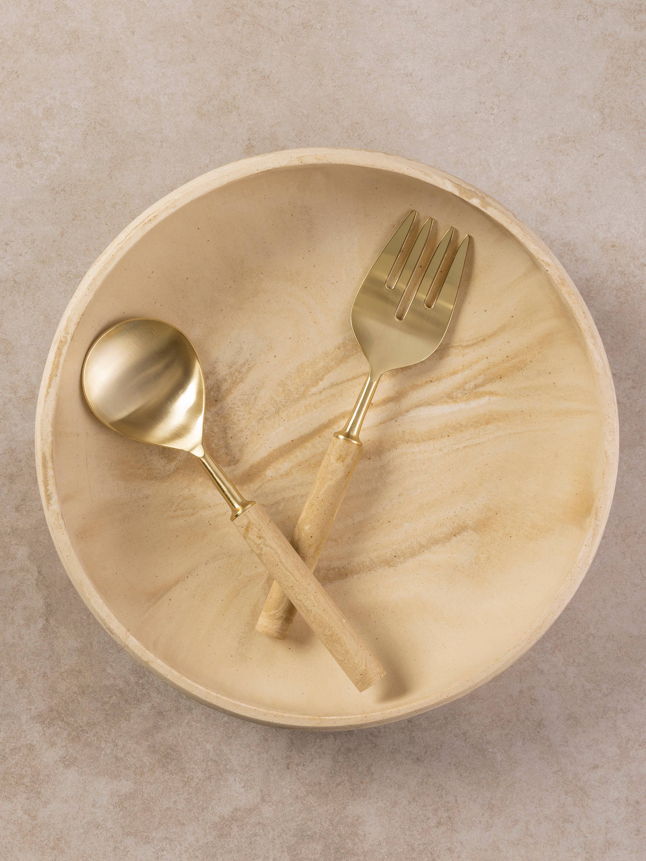 Florence Salad Bowl & Servers