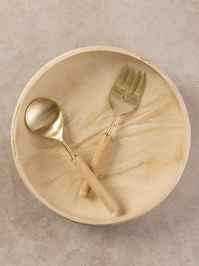 Florence Salad Bowl & Servers