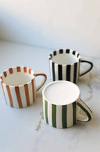 Striped  Ceramic  Stylish Mug