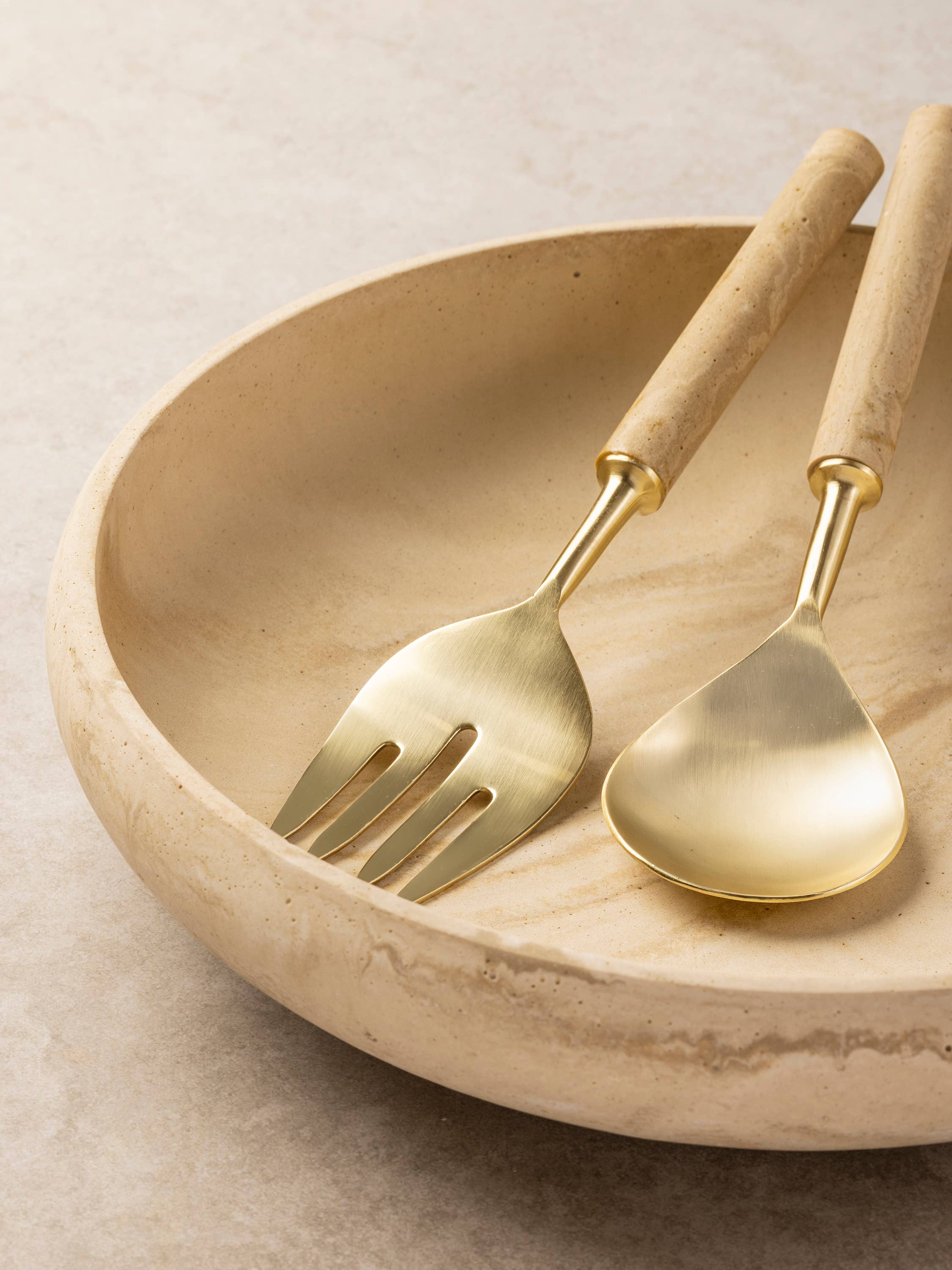 Florence Salad Bowl & Servers