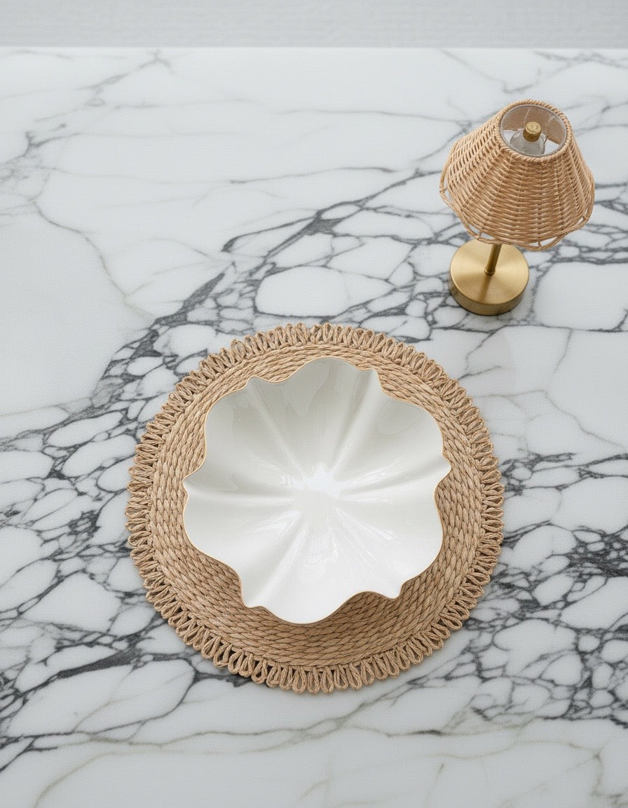 Amelie White Bowl (L)