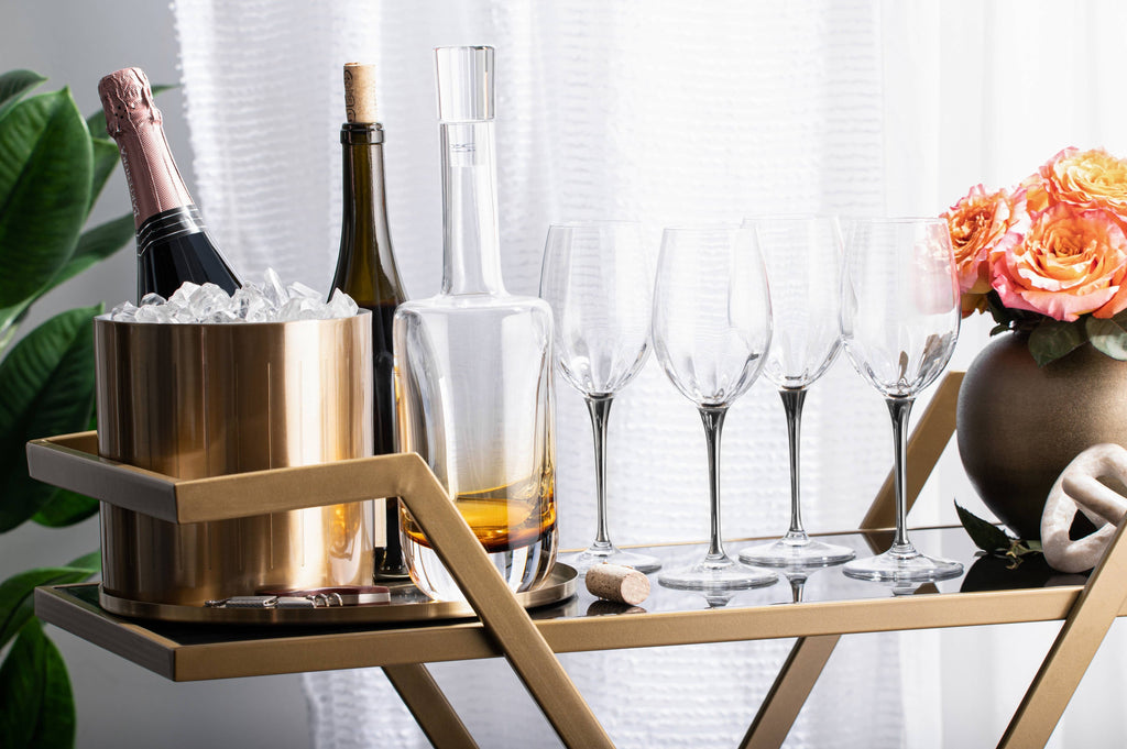Spectrum White Wine with Platinum Stem, 14 oz. Set of 6