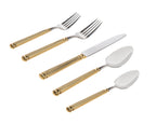 18/10 Colonnade 45 Piece Gold Flatware Set
