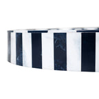 Lunara Small Tray- Navy Blue and White 