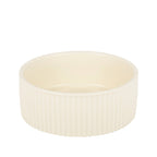 JARDIN Ribbed Pet Bowl Collection – Modern Matte Exterior