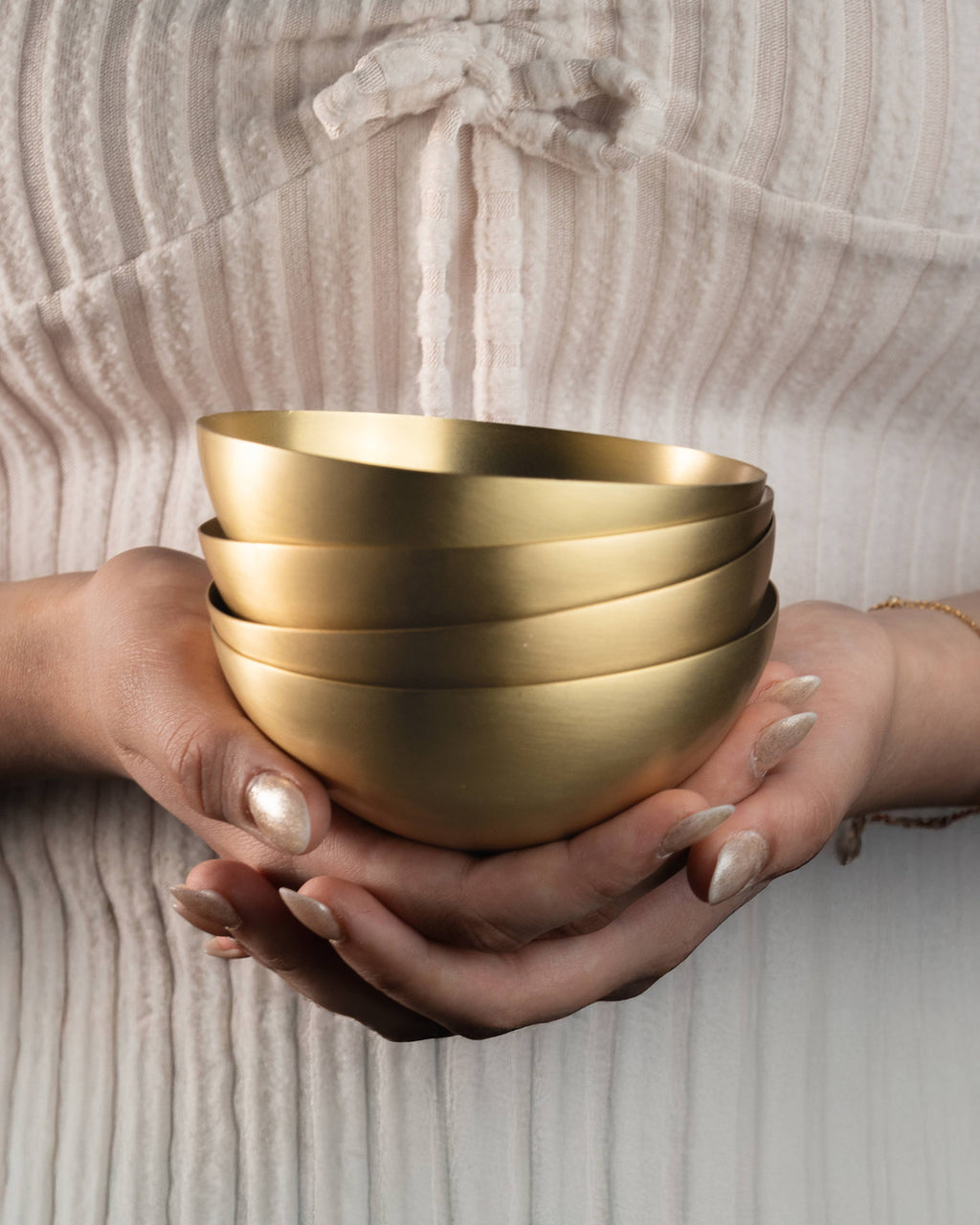 Artisan Brass Bowls Extra Small - Set of 4
