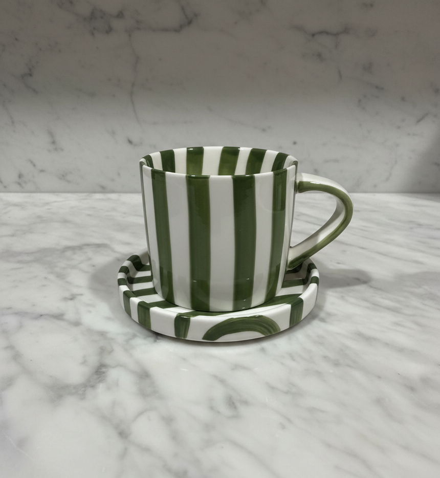Striped-  Ceramic Stylish Mug