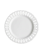 Lace, Dinner Plate, White- Set of 4