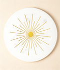 Sunshine Marble Cheese Board - 12" X 12"