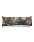 Into the Woods Tapestry Lumbar Pillow — 14 x 36 | Vintage French Tapestry Forest Print Pillow
