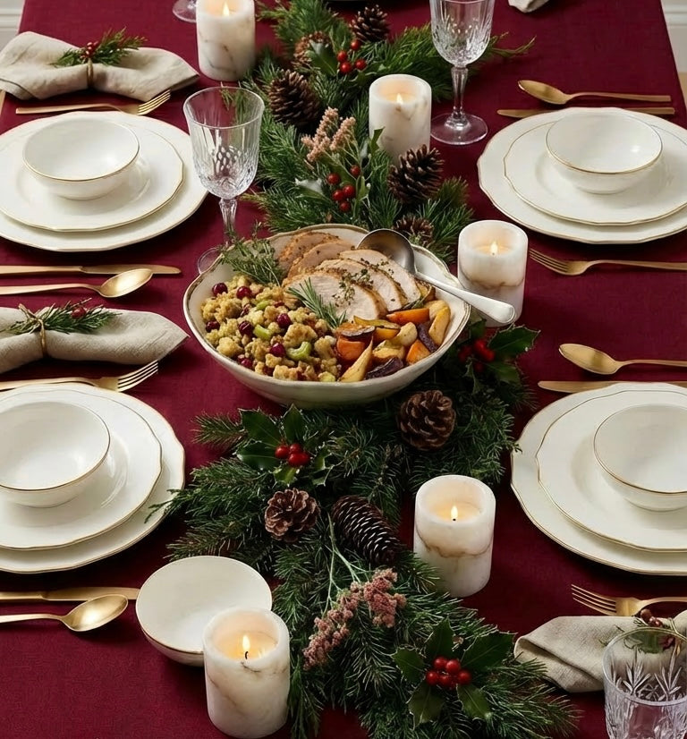 Vikko Shine Spring Gold 20 Pc Dinnerware Set Service For 4