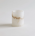 Santo Alabaster Stone Short Votive