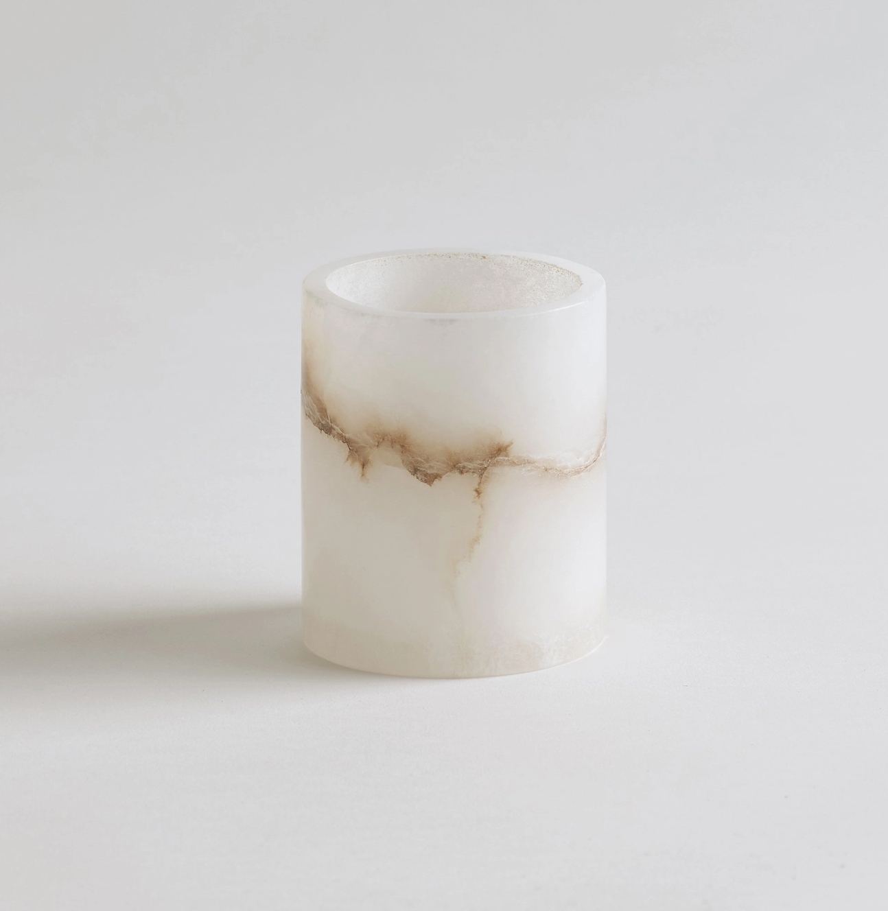 Santo Alabaster Short Votive