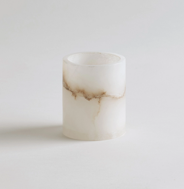 Santo Alabaster Short Votive