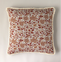 Botanical Block Print Throw Pillow