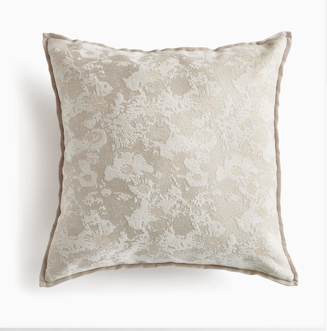 Sofia 24" Square Outdoor Pillow - Gray