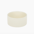 Jardin Ribbed Pet Bowl Collection – Modern Matte Exterior