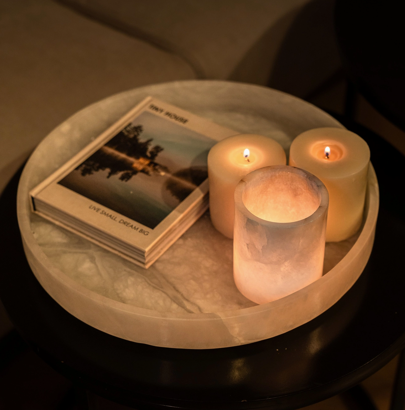 Santo Alabaster Large Tray