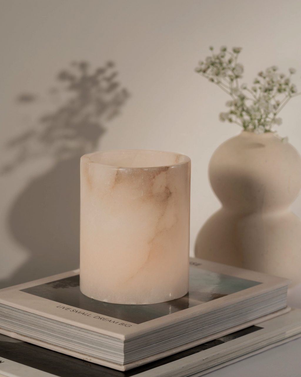 Santo Alabaster Short Votive