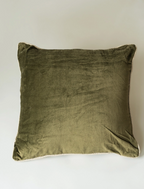 Velvet Linen Stripe Throw Pillow
