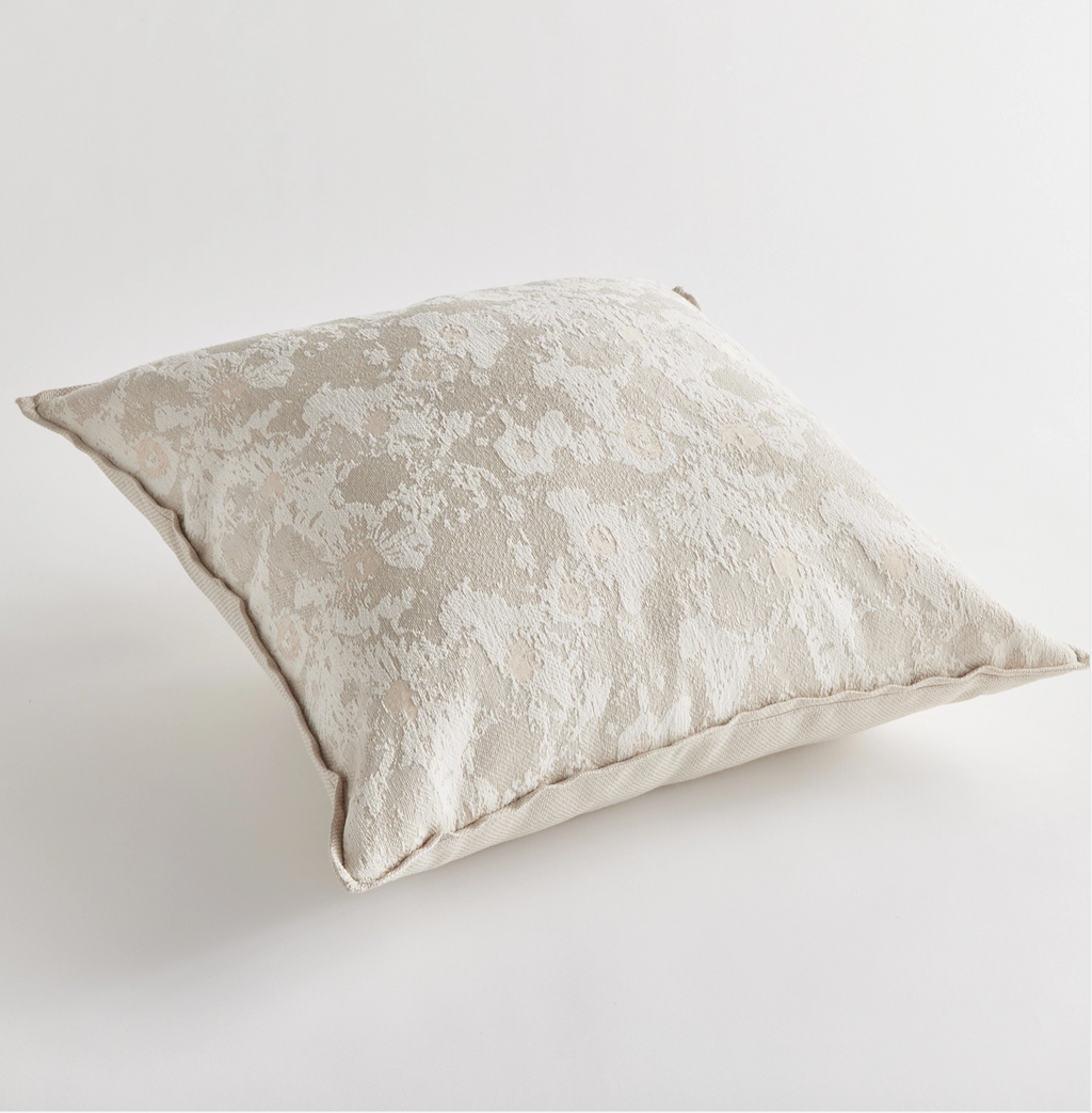 Sofia 24" Square Outdoor Pillow - Gray