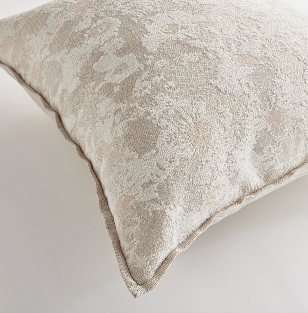 Sofia 24" Square Outdoor Pillow - Gray