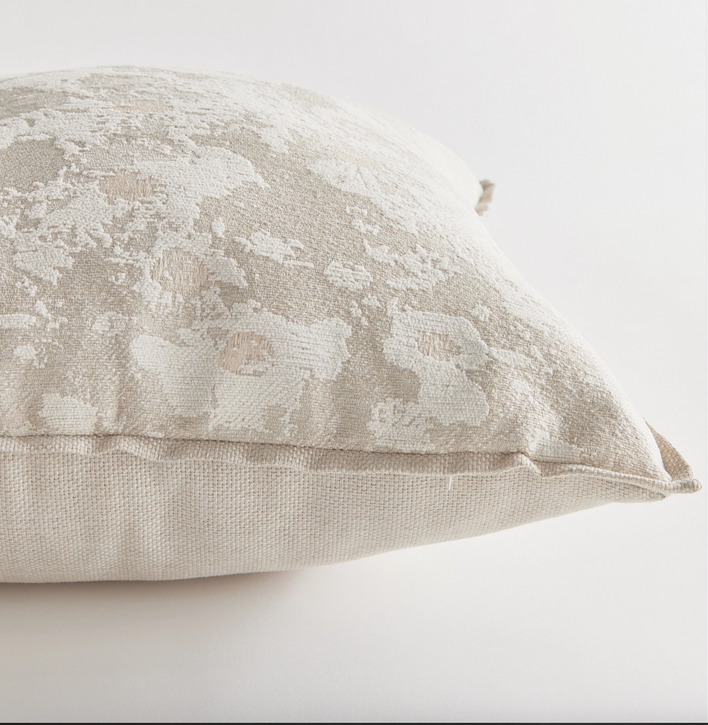 Sofia 24" Square Outdoor Pillow - Gray