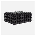 Oberon Box- Black Resin Decor 