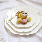 Amelie - 10.5" Dinner Plate - Brushed Gold