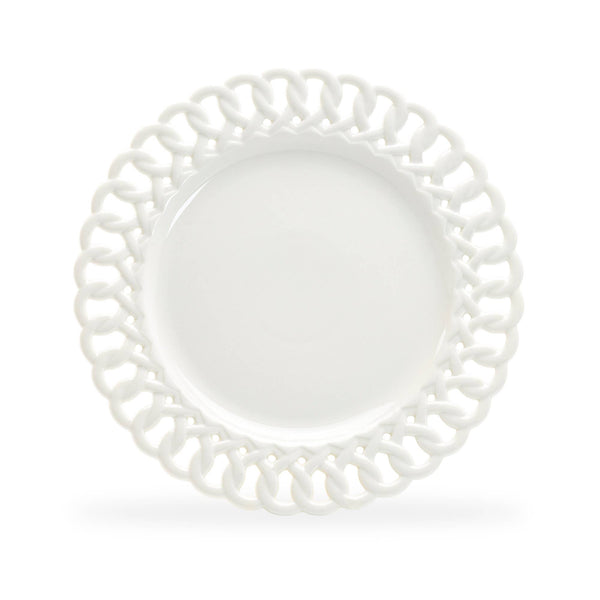 White Heirloom 10.25" Fine Porcelain Dinner Plate