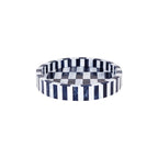 Lunara Small Tray- Navy Blue and White 