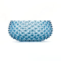 Large Hobnail Glass Bowl | Midnight Blue | Decorative Dish