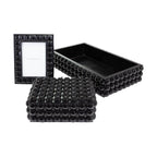 Oberon Box - Black Resin Decor