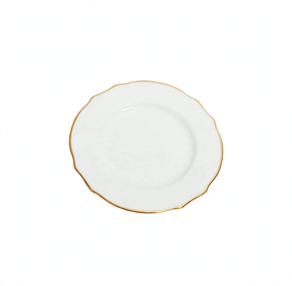 Shine Spring Gold Rimmed Salad Plate by Vikko