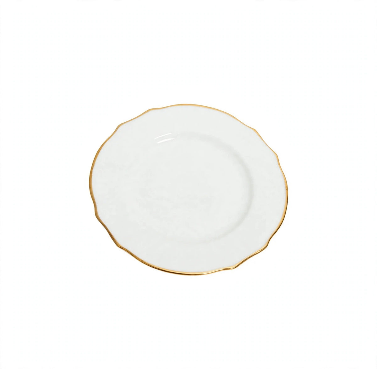 Shine Spring Gold Rimmed Salad Plate by Vikko